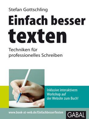 cover image of Einfach besser texten